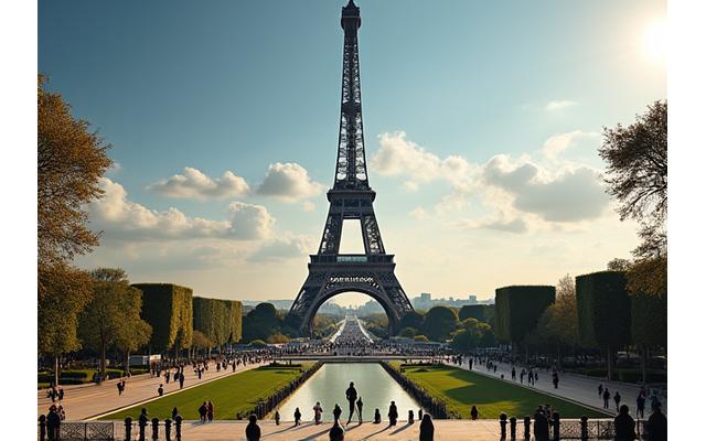 Point de repère culturel emblématique lors d'un voyage éducatif